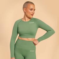 BeastPink Dámske tričko Hyper Crop-Top Olivine  SS