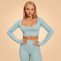 BeastPink Dámsky športový top Sense Storm Blue  LL