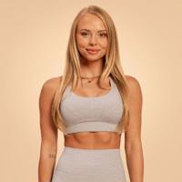 BeastPink Športová podprsenka Sense Grey  XSXS