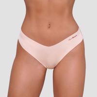 GymBeam Bezšvové nohavičky 3Pack Beige  XXL