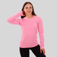 GymBeam Dámska mikina Basic Jumper Baby Pink  MM