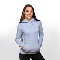 GymBeam Dámska mikina PRO Hoodie Blue  M
