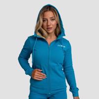 GymBeam Dámska mikina so zipsom Limitless Aquamarine  XSXS