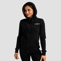 GymBeam Dámska mikina so zipsom Limitless Black  MM