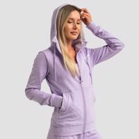 GymBeam Dámska mikina so zipsom Limitless Lavender  LL