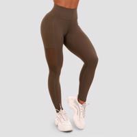 GymBeam Dámske legíny Mesh Panel olive  XSXS