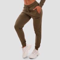 GymBeam Dámske tepláky TRN olive  SS
