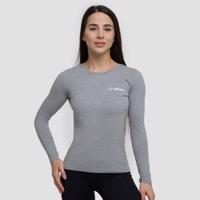 GymBeam Dámske tričko s dlhým rukávom Basic Grey  S