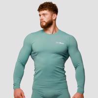 GymBeam Kompresné tričko s dlhým rukávom Mid Blue  S