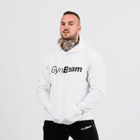 GymBeam Mikina PRO Hoodie White  SS