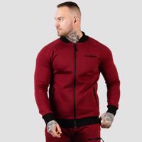 GymBeam Mikina Zipper Classic Burgundy  M