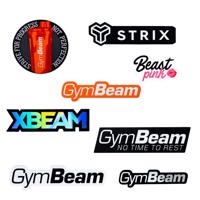 GymBeam Nálepky 8Pack