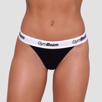 GymBeam Nohavičky Tanga 3Pack Black  XXLXXL