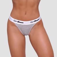 GymBeam Nohavičky Tanga 3Pack Grey  XXLXXL