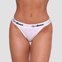 GymBeam Nohavičky Tanga 3Pack White  XLXL