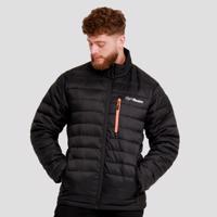 GymBeam Pánska bunda Puffer Black/Orange  XXLXXL