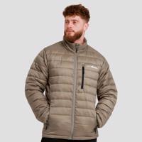 GymBeam Pánska bunda Puffer Vetiver/Black  XLXL