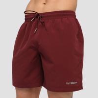 GymBeam Pánske plavecké šortky Burgundy  LL