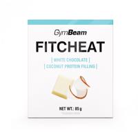 Gymbeam Proteínová čokoláda Fitcheat 10 x 80 g horká čokoláda vanilka