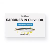 GymBeam Sardinky v olivovom oleji 125 g