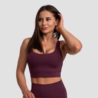 GymBeam Športová podprsenka Cut-Out Eggplant  XLXL