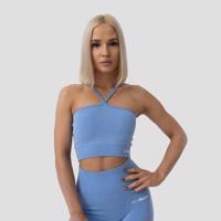 GymBeam Športová podprsenka Halter FLO Blue  XLXL