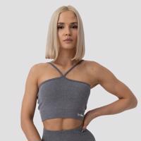 GymBeam Športová podprsenka Halter FLO Grey  MM