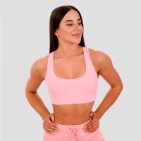 GymBeam Športová podprsenka Mesh Panel pink  XLXL