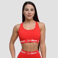 GymBeam Športová podprsenka Simple Rouge Red  XLXL