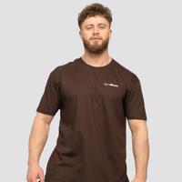 GymBeam Tričko Basic Chocolate Brown  SS