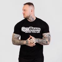 GymBeam Tričko Beam Black  XLXL