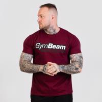 GymBeam Tričko Beam Burgundy  XLXL