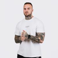 GymBeam Tričko FIT White  XXXL