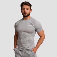GymBeam Tričko Fitted TRN Grey  LL