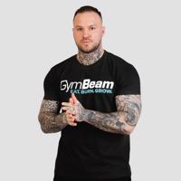 GymBeam Tričko Grow Black  XXLXXL