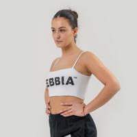 NEBBIA Bandeau športová podprsenka Back Check White  LL