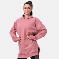 NEBBIA Dámska mikina Everyday Hero Long Old Rose  L