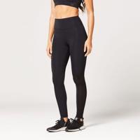 SQUATWOLF Dámske legíny Mesh Insert Black  XS