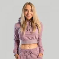 STRIX Dámska mikina Essential Cropped Hoodie Mauve  SS