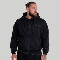 STRIX Mikina Zip Washed Black  S