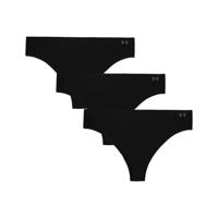 Under Armour Dámske tangá Pure Stretch NS Thong 3Pack Black  XLXL