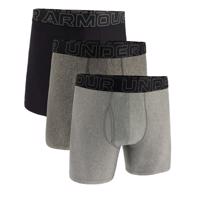 Under Armour Pánske boxerky M Perf Tech 6in 3pack Grey  XLXL