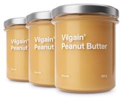 Vilgain Arašidové maslo BIO –  3× jemné arašidy 350 g