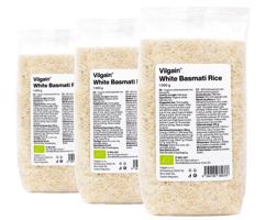 Vilgain Basmati ryža biela BIO –  3× 1 000 g