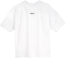 Vilgain Boxy Logotype Tee – L White