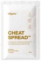 Vilgain Cheat Spread – mandle s bielou čokoládou a kokosom 35 g
