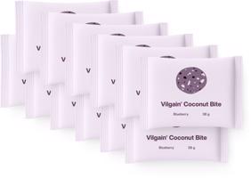 Vilgain Coconut Bite –  12× čučoriedka 38 g