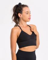 Vilgain Cotton Bralette – L jet black