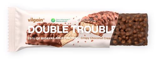Vilgain Double Trouble Protein Bar – Choco bueno s chrumkami 55 g