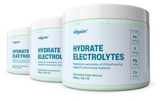 Vilgain Elektrolyty –  3× Uhorka a limetka 320 g